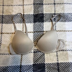 SO Khols 36A Light Beige Padded Push-Up Bra Adjustable Straps